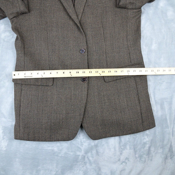 Lauren Ralph Lauren Blazer Men's 44L(R) Beige Check Sport Coat Jacket - Picture 10 of 12